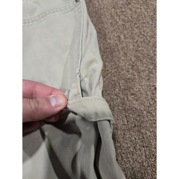 Vintage Levis SilverTab Khakis Mens 30x30 Tan Carpenter Pants Wide Leg USA - Picture 10 of 10